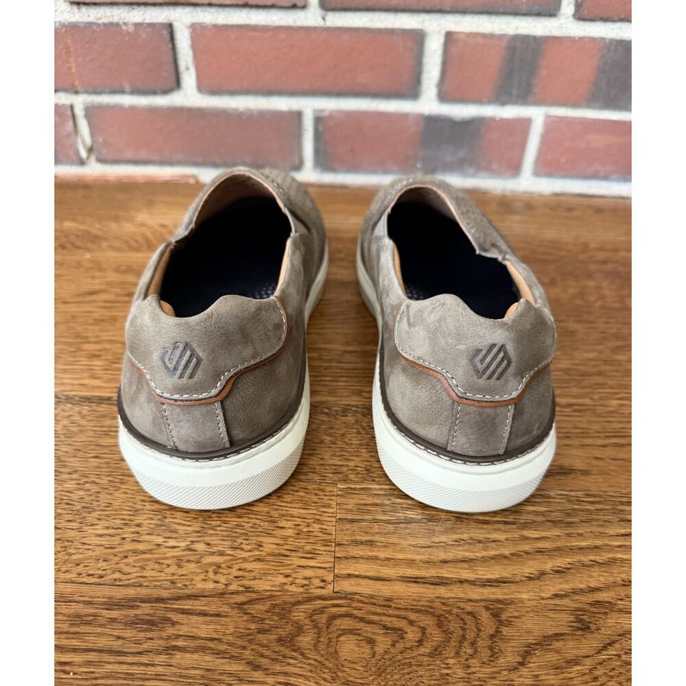 Johnston & Murphy McGuffey Woven Slip On Loafers Men's 10 Taupe Dress Casual - Picture 3 of 6